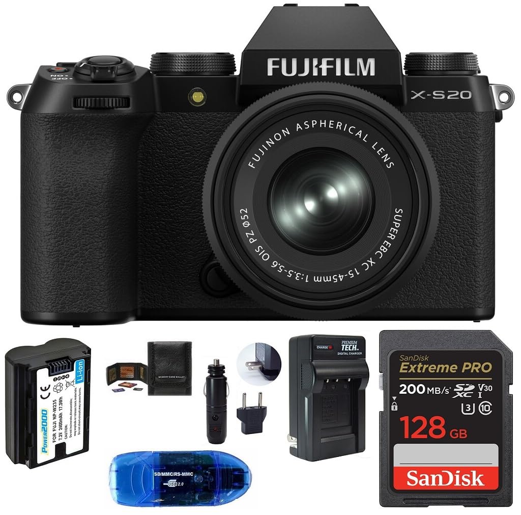 Amazon.com : FUJIFILM X-S20 Digital Camera with 15-45mm Lens