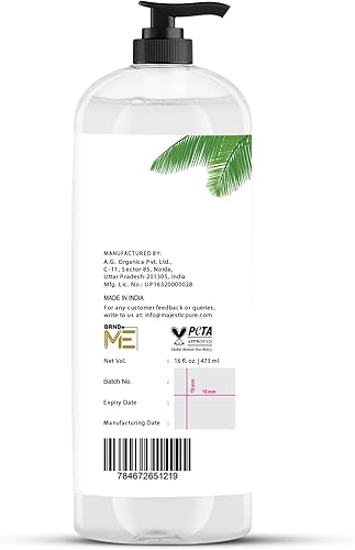 Miniatura 7 de Aceite puro de coco fraccionado 16onzas líquidas de Majestic