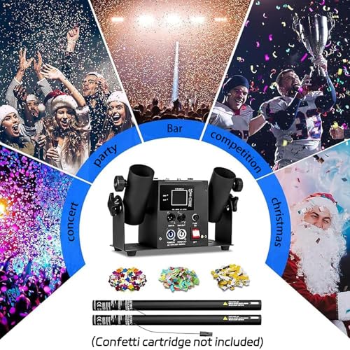 Machine à confettis – Streamer électrique avec télécommande pour DJ, boîtes de nuit, mariages, concerts et événements