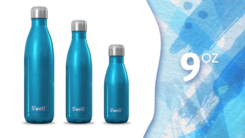 Amazon.com: S'well Stainless Steel Water Bottle, 25oz, Aquamarine