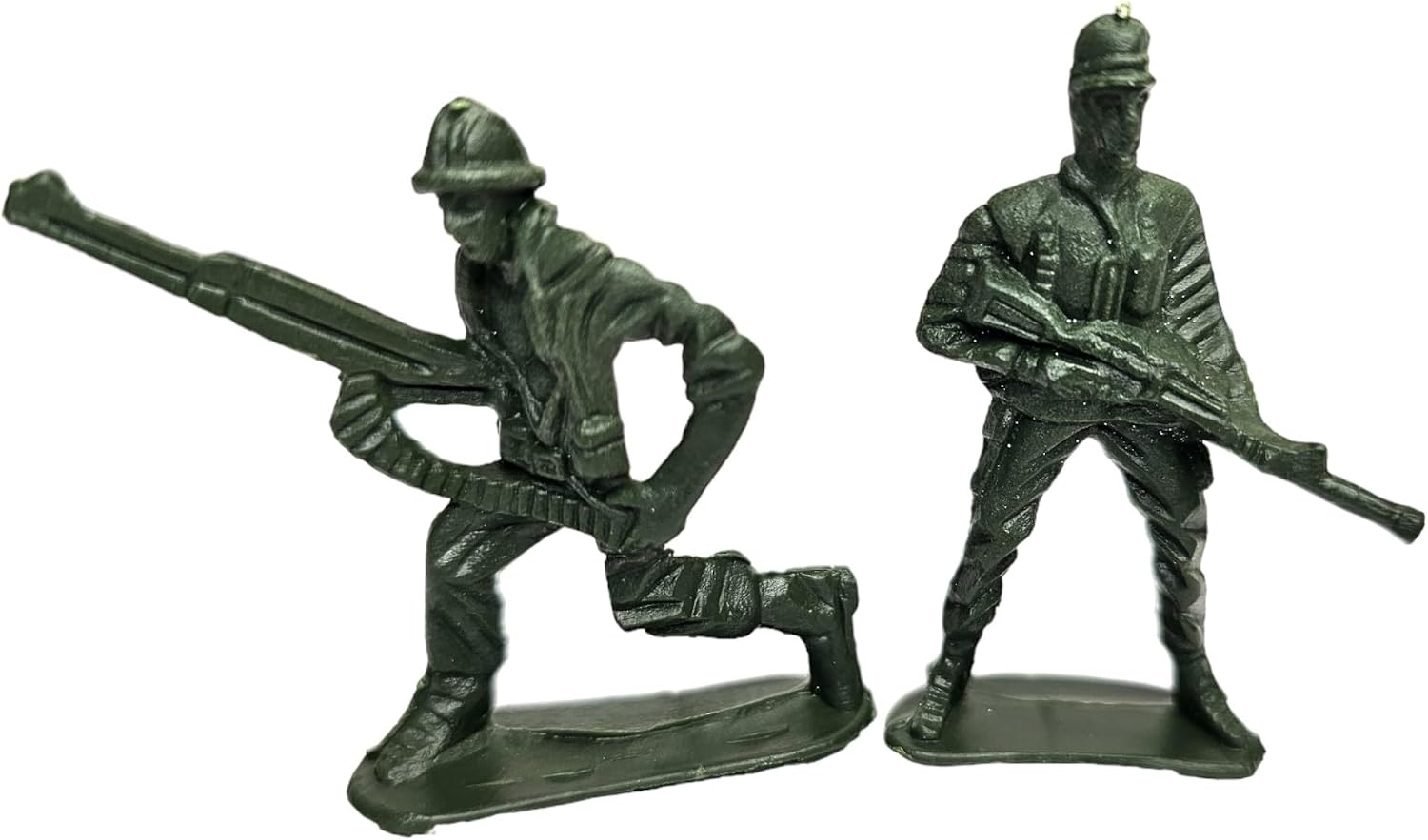 Zugar Land Mini Green Soldier Assortment (144 Pieces) (2 Inch) Plastic Figures for Imaginative Play (Army Men, 144, Piece)