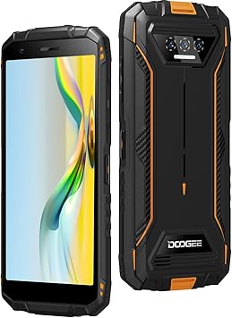 Rugged Smartphone 2022, DOOGEE S41, 4G Dual Sim Rugged Phone Android 12, 6300mAh Battery, 5.5" HD Screen Rugged Phone