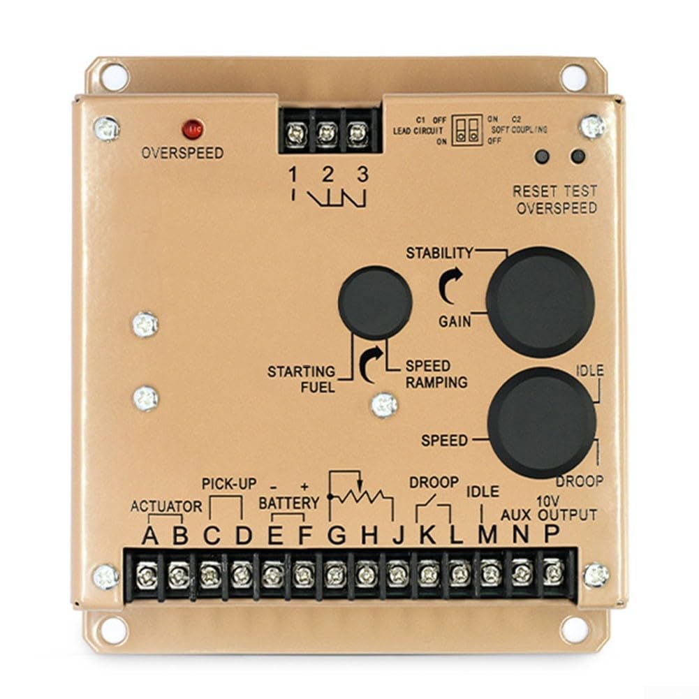 Unità di controllo elettronica del motore del regolatore Esd5570e del generatore diesel con regolamento preciso Meccanismi multipli di protezione e involucro robusto del metallo per le operazioni