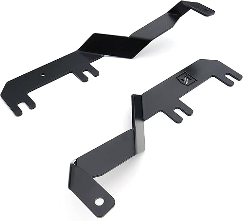 Miniatura 14 de ZROADZ Soporte de montaje LED para bisagra de capó de zanja, compatible con Ford F-250 350 450 550 2017-2022, para montar (2) luces LED de 3