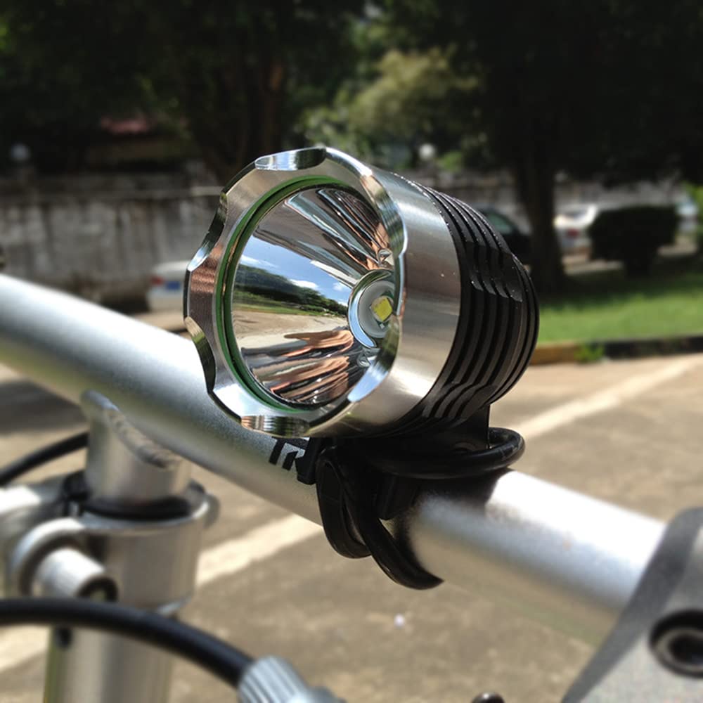 TIORU 1800 Lumen T6 L2 Bicicletta da Pesca Bicicletta LED Luce Torcia Elettrica Impermeabile Luminosità 5V2A USB Interfaccia Lampada Faro
