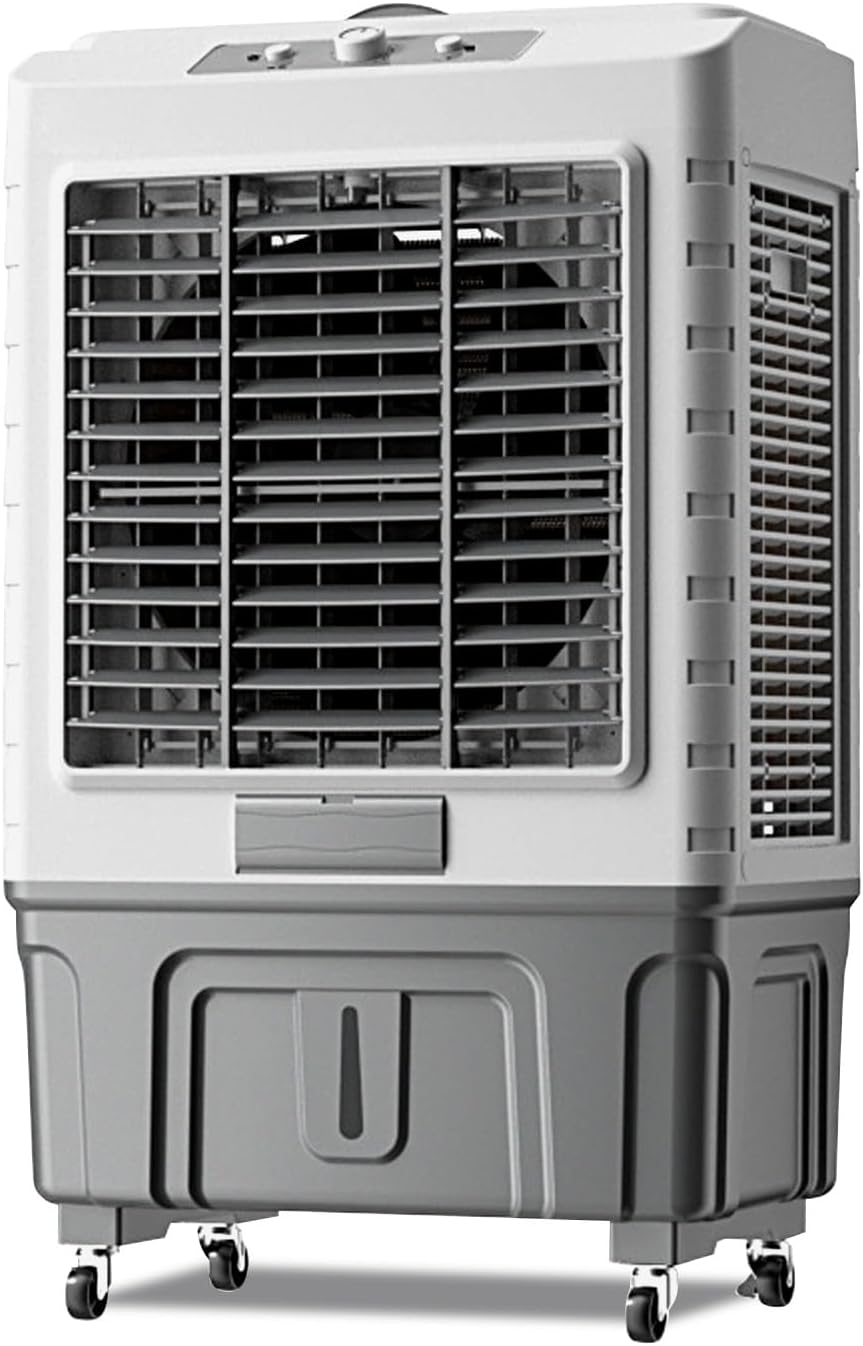 Swamp Cooler, Evaporative Air Cooler with 55 L/14.5 Gal Water Tank, 120° Oscillation, 3 Speed, Portable Air Conditioners Cooling Fan for Room, Patio, Garage