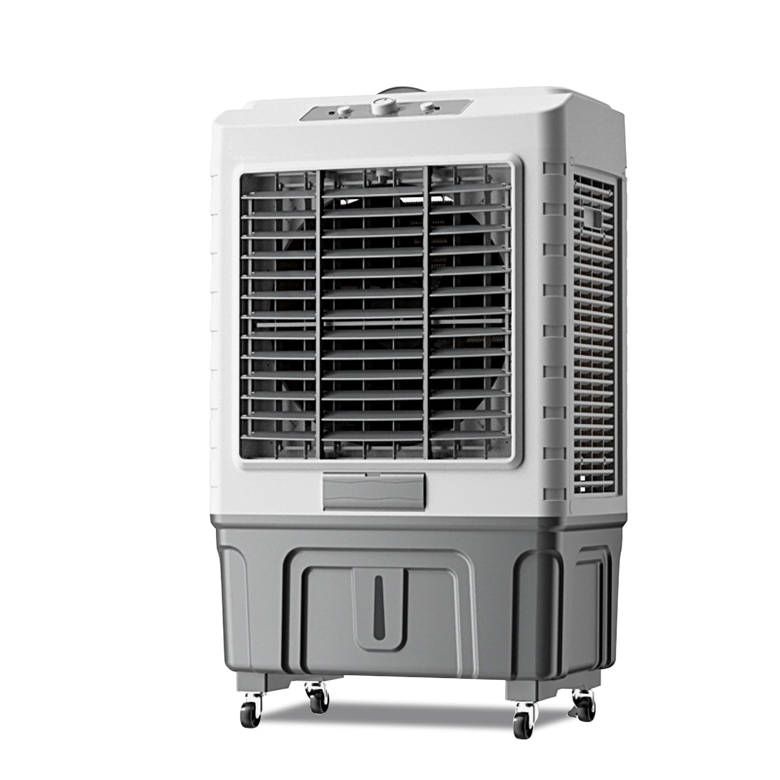 TIANQIHAO Evaporative Air Cooler With 55L Water Tank, 120° Oscillation, 3 Speeds, Portable Cooling Fan For Room, Patio, Garage