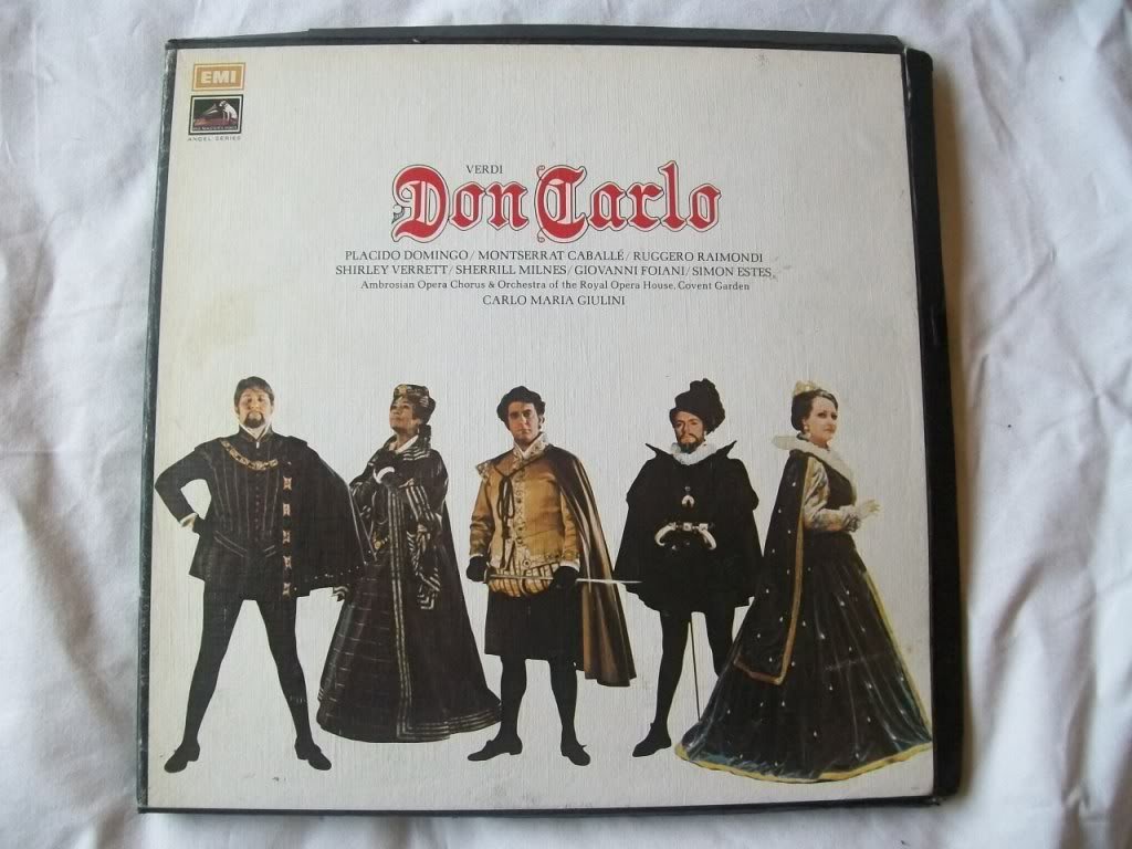 SLS 956 Verdi Don Carlo ROHO Giulini 4 LP box