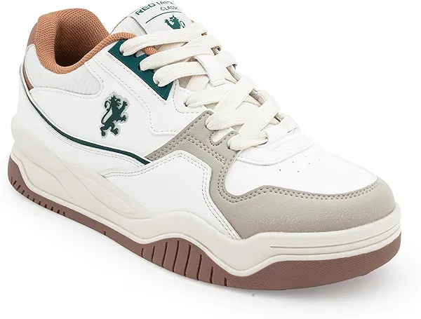 Red Tape Women’s Stylish Chunky Platform Casual Fashion Sneakers, Comfortable Low-Top Lace-Up Shoes with Cushioned Insole, Non-Slip Outsole, Ideal for Summer Dresses, Work & Daily Wear
