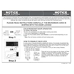 GE GCST16S1WTS Microwave Oven, 1,150-watt 8 Auto Cooking Settings, Child-Lock Technology, Kitchen Essentials for The Countertop, Dorm Room or Apartment, 1.6 Cu. Ft, Black Stainless - Image 3