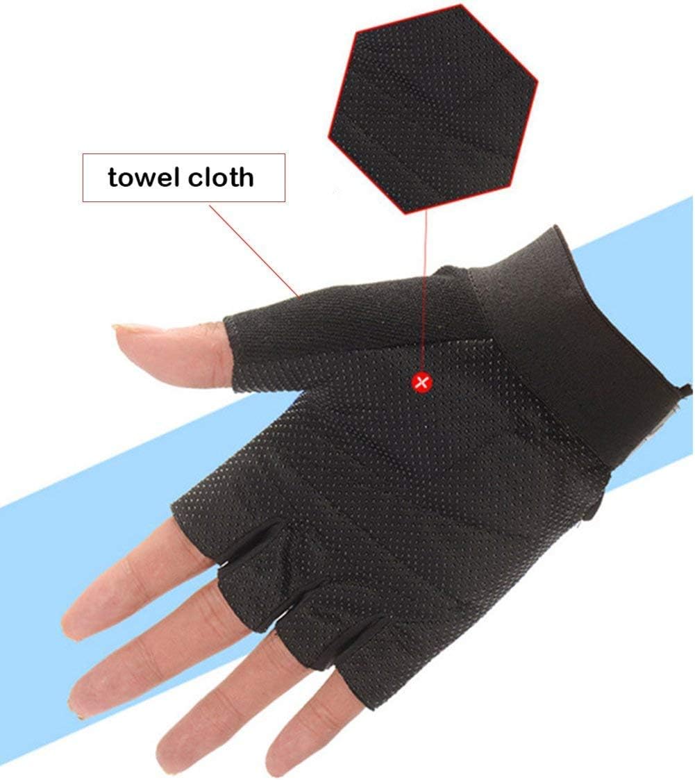 Kids Cycling Fingerless Gloves Boys Girls Half Finger Riding Gloves Outdoor Sport Mittens Child Shockproof Non-Slip Gel Gloves for Motorcycle Bike Camping Hiking Climbing Fitness UV Protection Gloves : Sports & Outdoors