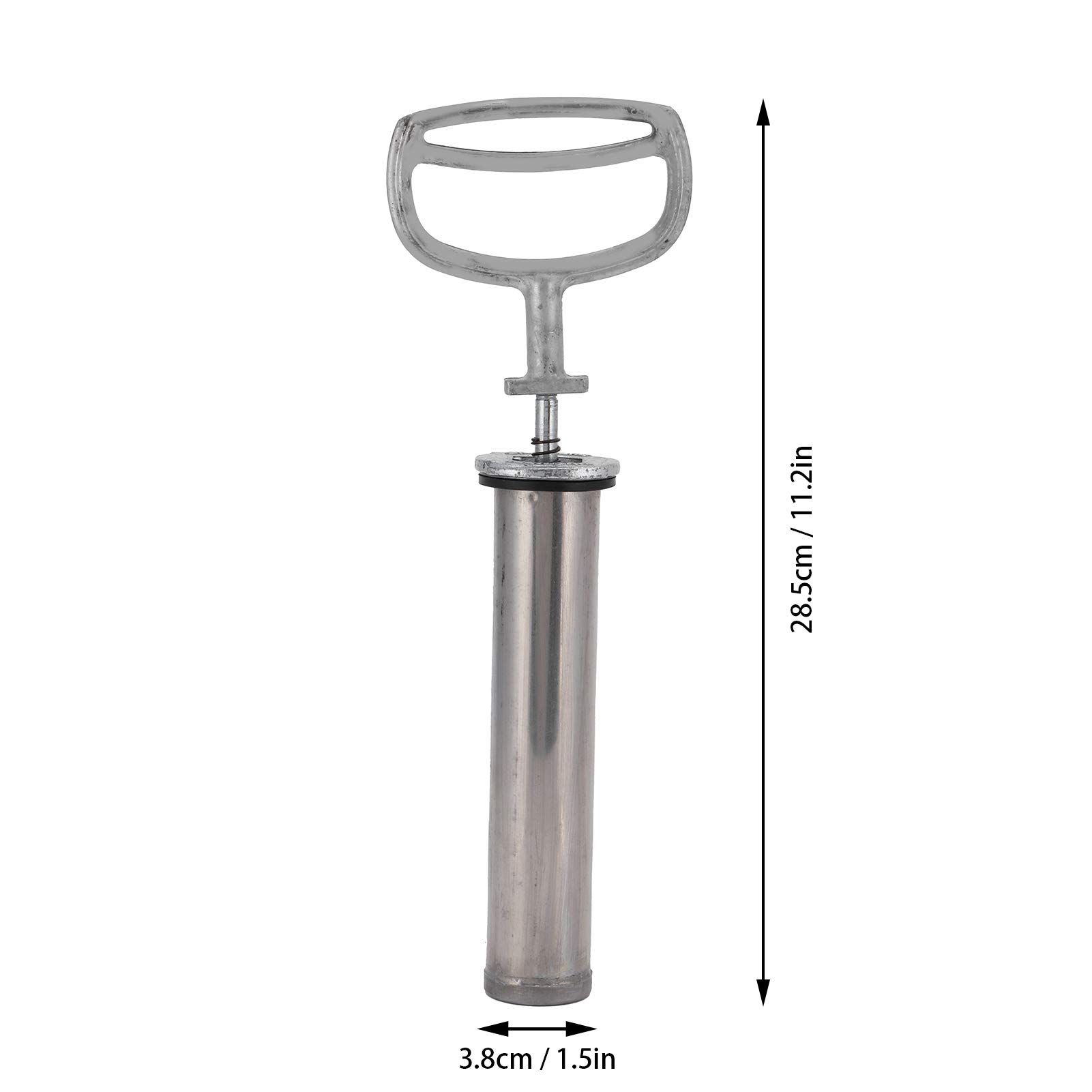 Srliya Pompe à Main en Acier Inoxydable Pompe Pressurisée pour Accessoires de Pulvérisateur en Acier Inoxydable 4L