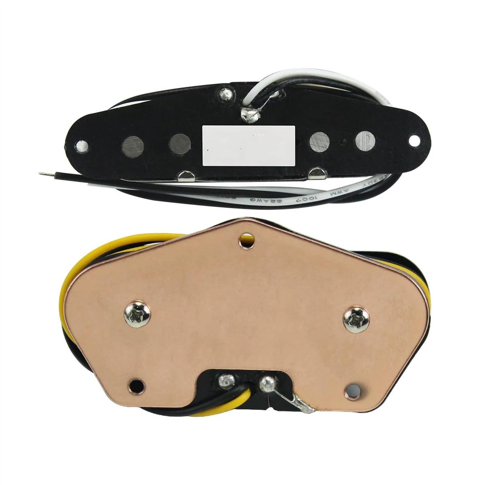 E-Gitarre Pickups Set Set Alnico 5 E-Gitarre Single Coil Pickups Hals + Steg Pickups TL Gitarrenteile Chrom/Golden (Color : 3/4)