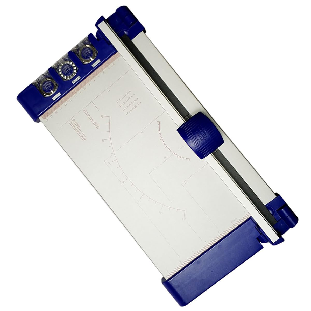 Taglierina e tagliacarte creativa, lame dritte, ondulate e perforate, ghigliottina portatile da scrivania per scrapbooking, cartoncino, foto e carta artigianale