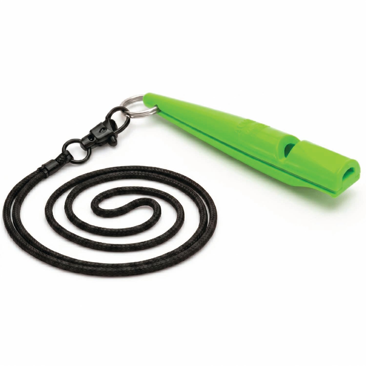 Acme 210.5 whistle - green with matching lanyard — image 1