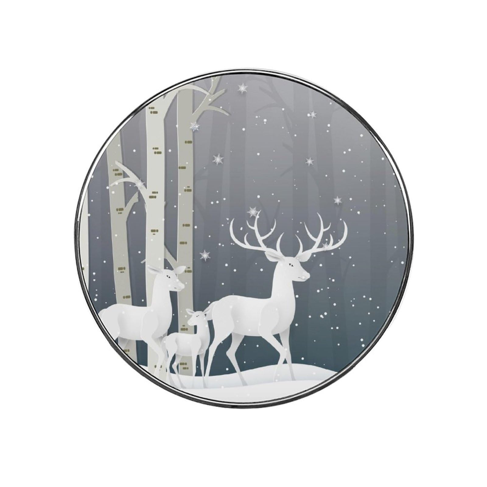 Elk Winter Refrigerator Magnet Decorative Fridge Sticker For Kitchen Office Home Décor