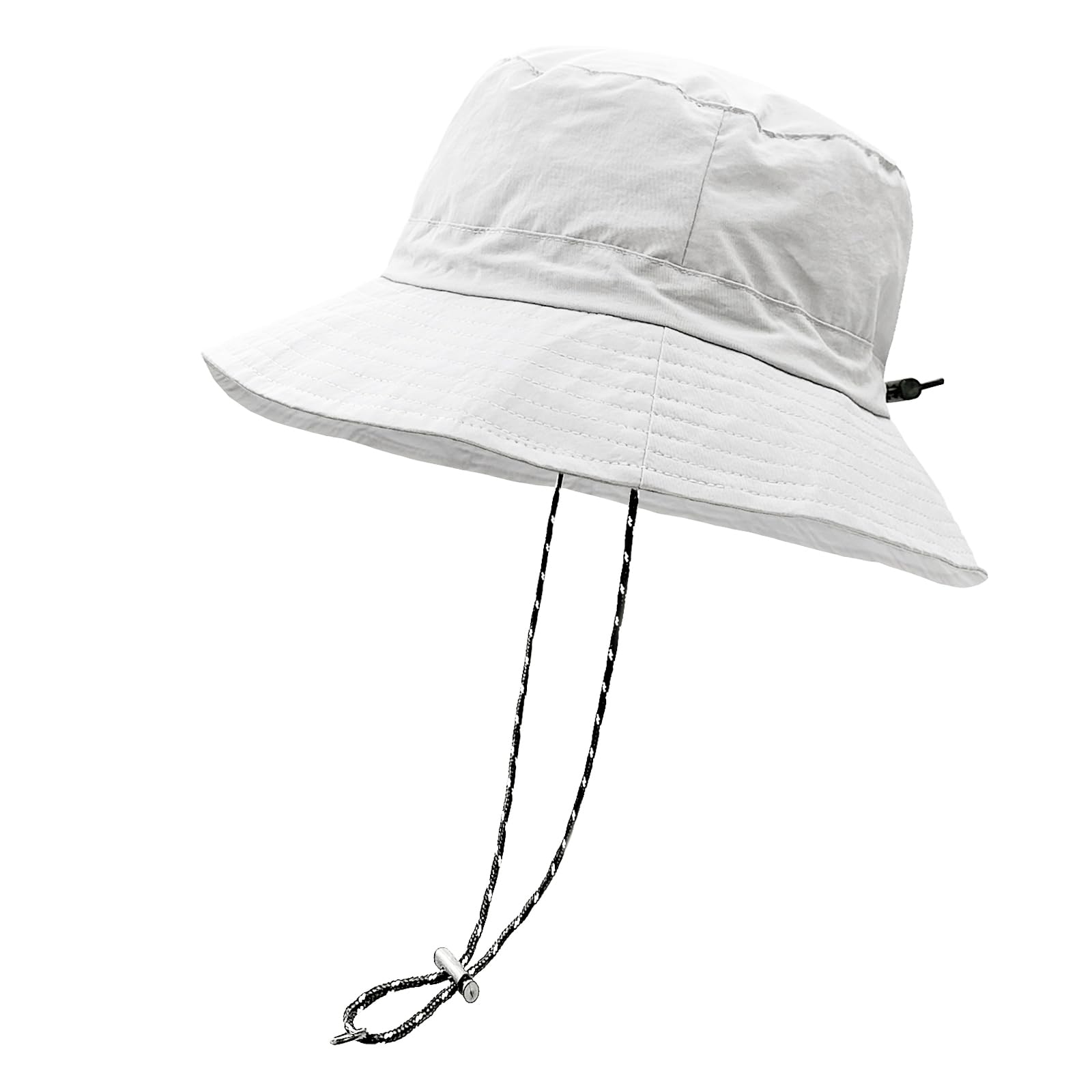 woogwin Waterproof Bucket Rain Hat with Chin Strap Quick Dry Packable Boonie Sun Hat Safari Hat UV Protection