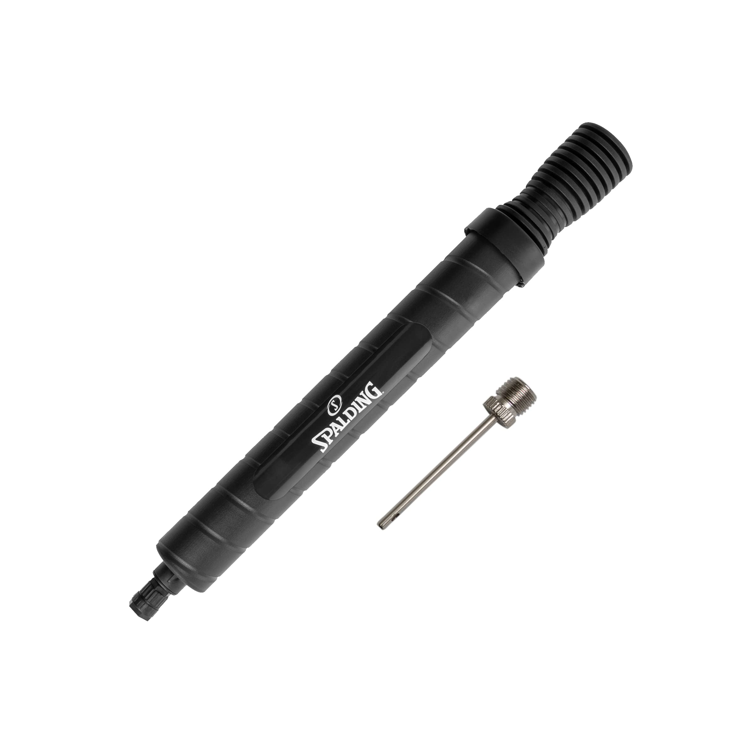 SpaldingSports Ball Pump Kit | Ideal for Basketball, Volleyball, Football, Soccer Ball & Rugby Ball | Complete Hand Pump Kit with Needles