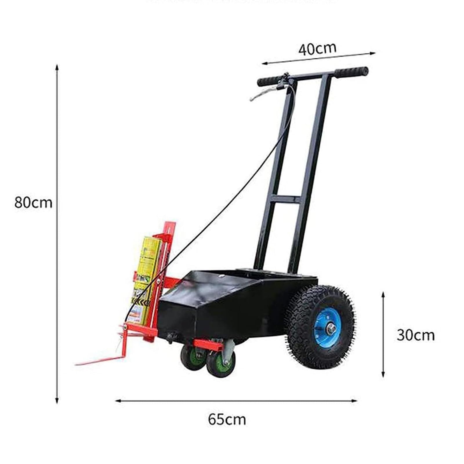 Macchina Traccialinee Per Impieghi Gravosi Con Funzione Di Rotazione, Compatibile Con Vernice Spray Per Traccialinee Invertita, Macchina Traccialinee, Per Una Marcatura Rapida E Precisa