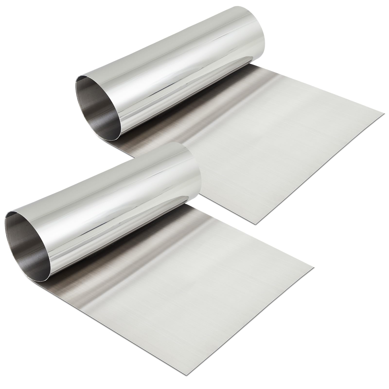Photo 1 of MorningRo 430 Stainless Steel Sheet Metal 48 x 96 Inches 24GA Metal Plates Panel #4 Brushed Finish Magnetic Mount Board Wall Food Truck Restaurant Kitchen Floor Trailer Garage Gym(1 Pack)