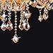 Fushing 10Pcs Maple Leafs Style Crystal Beads Drop Pendants Chandelier Curtain Lamp Chain Prisms for Wedding Party Decoration (63)