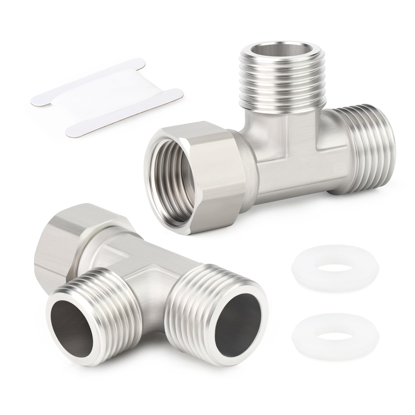 Conector en T para eliminar fugas de agua en la instalación de rociadores y válvulas de baño