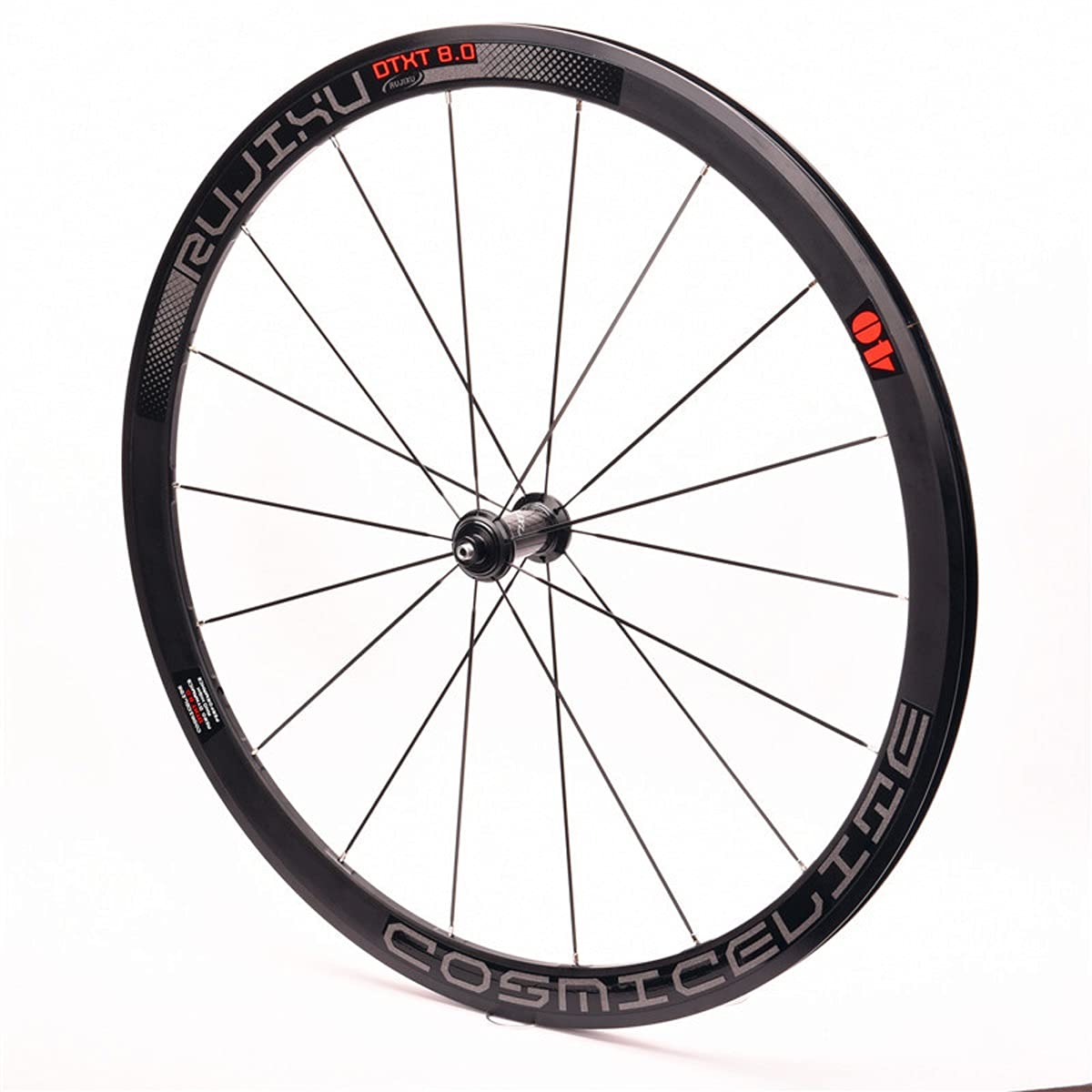 Set Ruote Bici da Strada 700c Ruota di Bicicletta da Corsa Cerchi A Doppia Parete 40mm 8-11velocità Cassetta Mozzo in Fibra di Carbonio Ruota A Sgancio Rapido Freno sul Cerchione 1900g