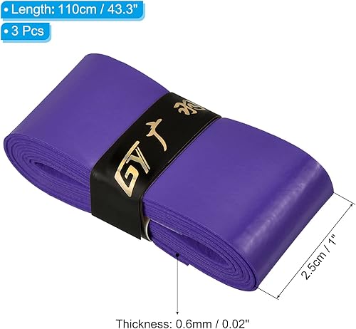 Miniatura 2 de PATIKIL Cinta de agarre de poliuretano antideslizante que absorbe el sudor para tenis, bádminton, caña de pescar