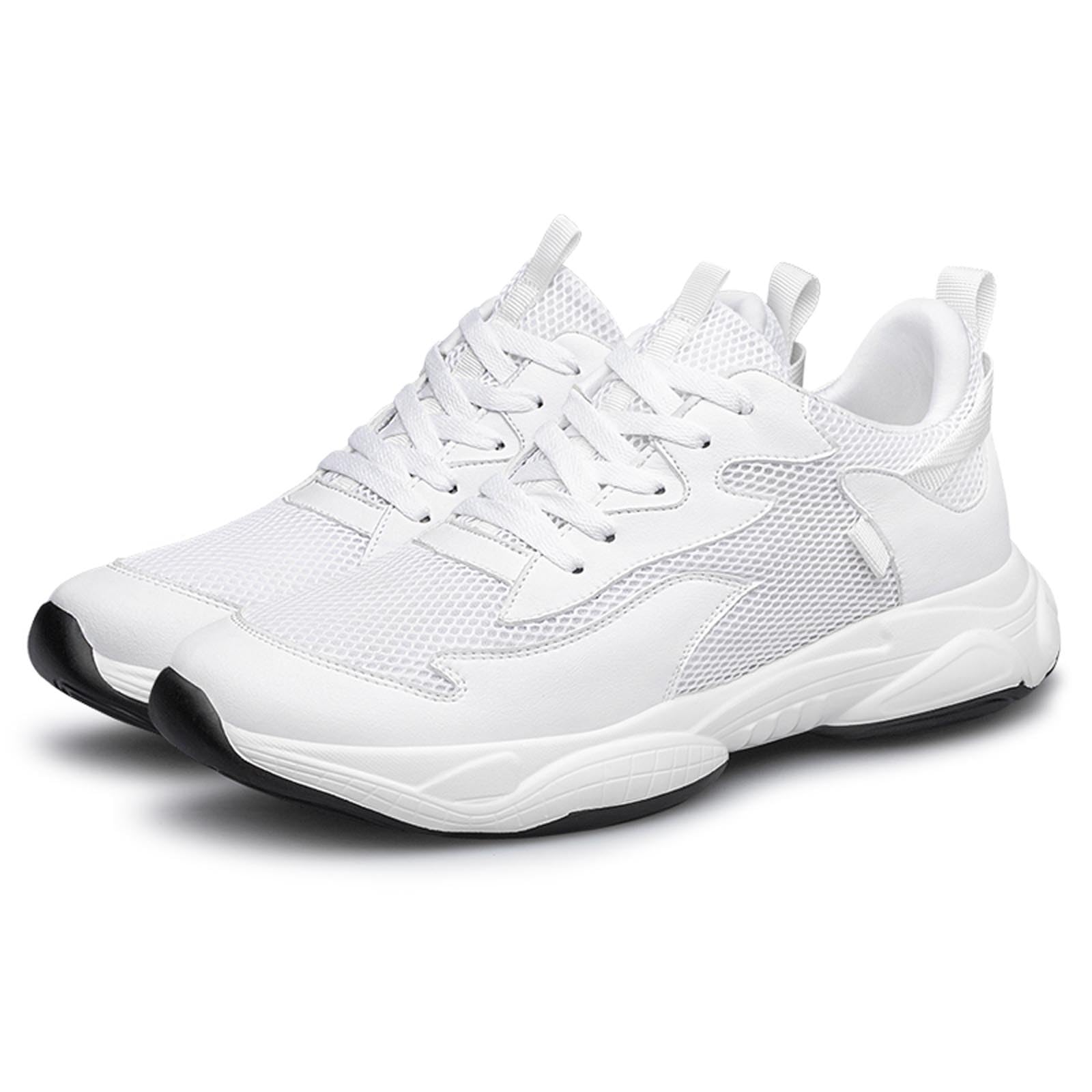 Zapatos de elevación para hombre, invisibles, aumento de altura, zapatos deportivos casuales que te hacen más alto, altura de 5 cm, tacón oculto
