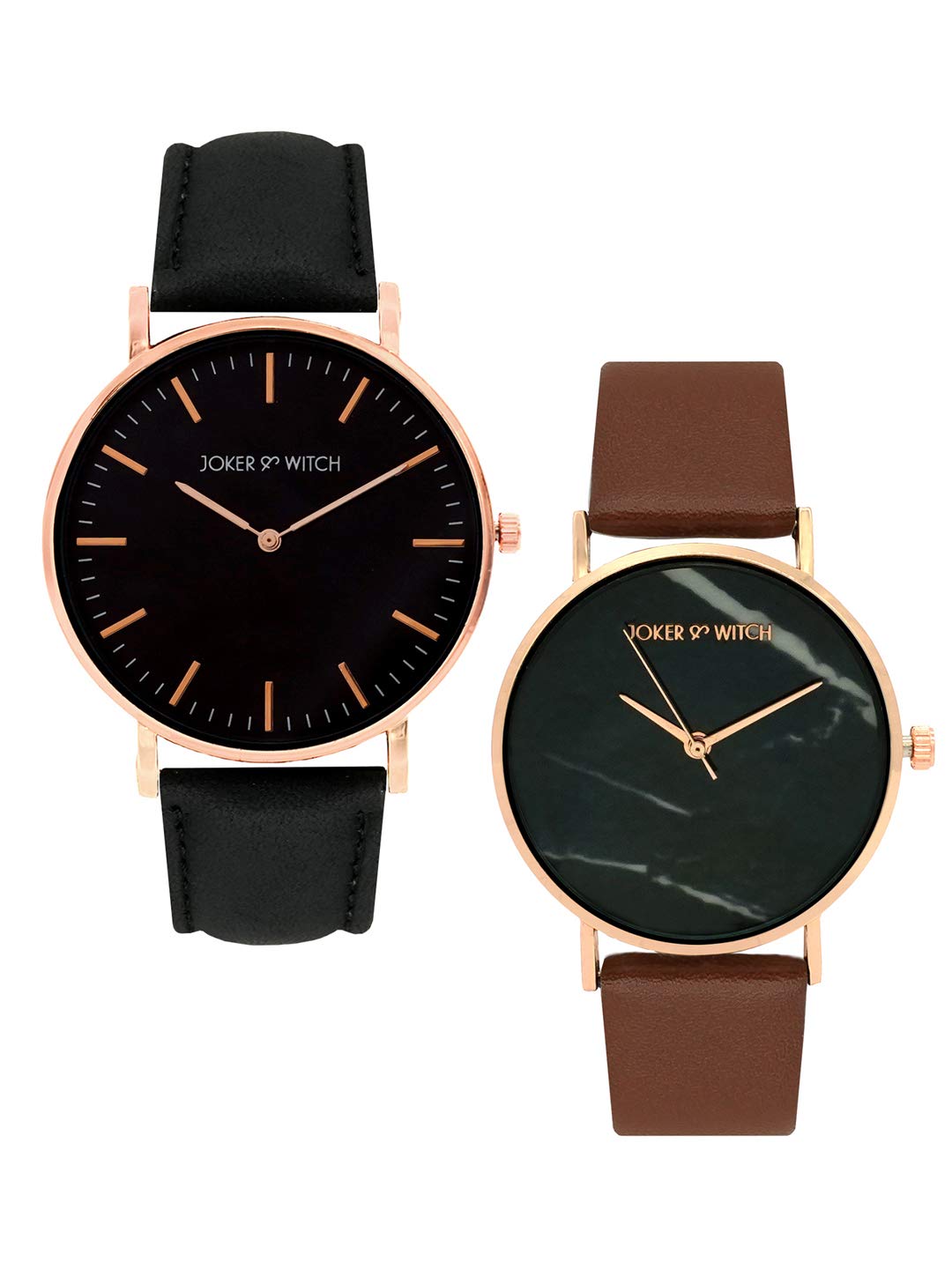 Joker & Witch Faux Leather Unisex Katnis & Peeta Couple Analog Watch Gift Set For Men And Women, Dial_Black (B08WWHNM5V) Amazon Price History, Amazon Price Tracker