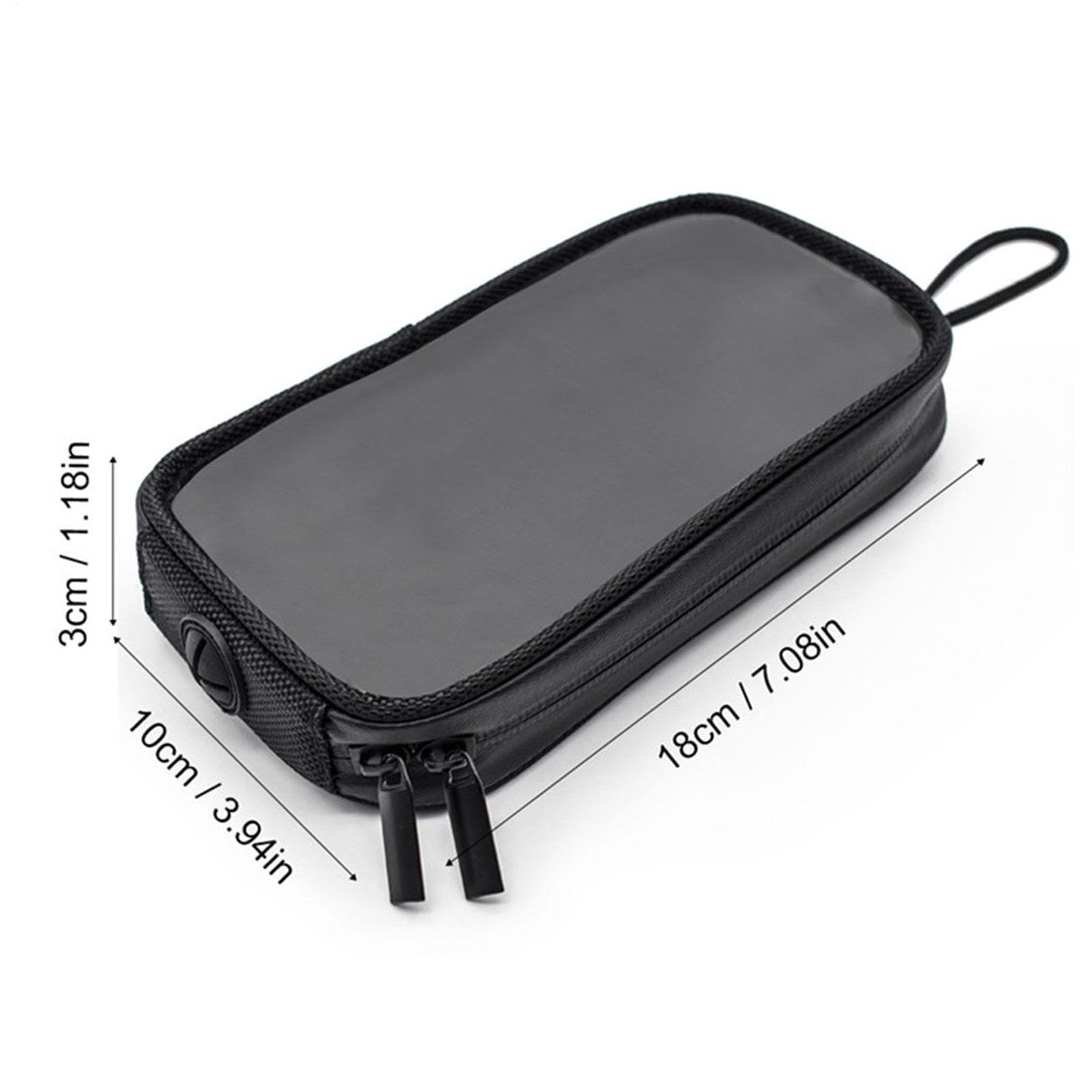Sac de réservoir de moto, support de téléphone étanche, résistant aux rayures, pochette de vélo zippée, pour moto tout-terrain, moto de tourisme, accessoires de rangement, navigation de voyage