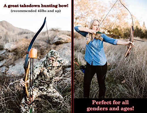 image for Southwest Archery Spyder 62 Takedown Recurve Bow - 35R, 35 lb