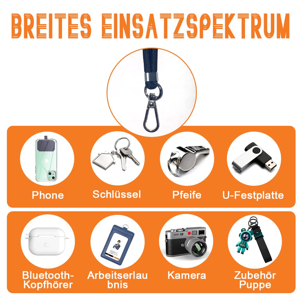 Collana Universale Per Cellulare Con Cordino Regolabile - Tracolla Per Smartphone Compatibile Con Tutte Le Custodie