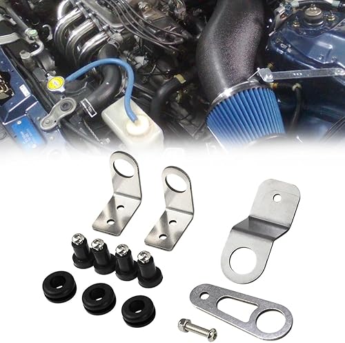Miniatura 2 de Bolt on Radiator Bracket Kit for K-Swap K Series Compatible with Honda Civic EGEK 1992-2000 Integra 1994-2001 K-Series K20 K24