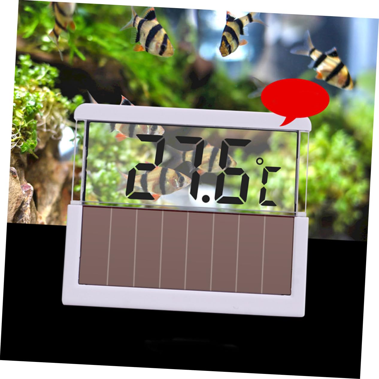 Kisangel 3St ABS-Thermometer aquarium thermometer aquarium termometro digital geführt Wassertemperaturmesser digitales Thermometer angelrolle Aquariumthermometer LED-Digitalthermometer Weiß