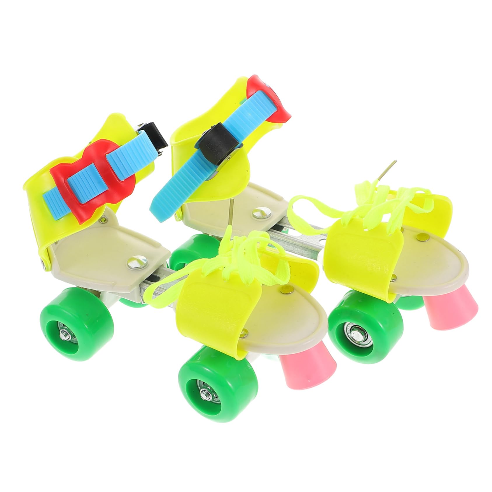 VANZACK Skates for Boys Girls Adjustable Double Row Wheels Easy for Beginners Stable Design Outdoor Roller Shoes