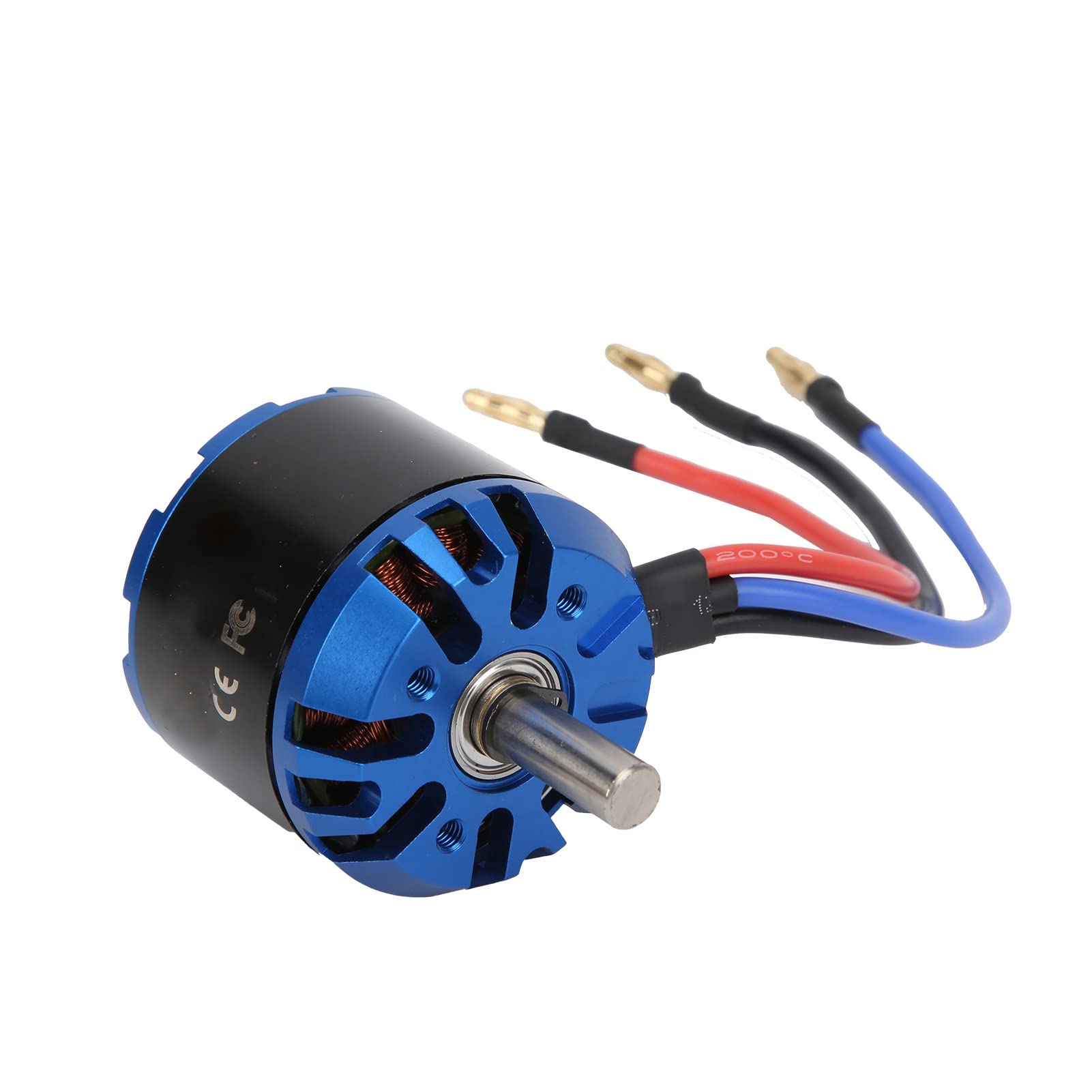 RiToEasysports Motore Brushless 5055 400KV, Motore per Aeroplani RC Leggero a Spinta Forte da 1420 W Ad Alte Prestazioni, con Spina a Banana da 4,0 Mm, per Parti di Aggiornamento di Aerei Ad