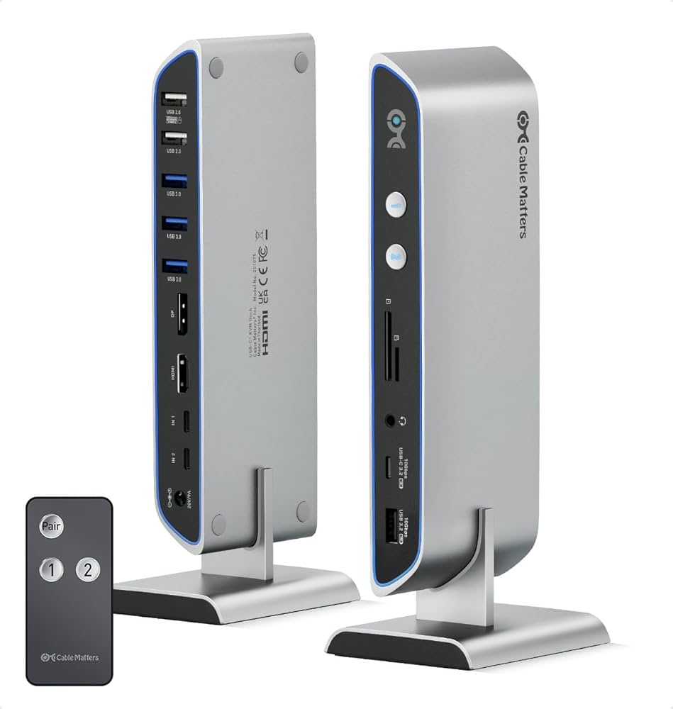 分配器・切替器 Cable Matters 8K KVM Switch Amazon.co.jp: Cable Matters 8K KVM DisplayPort スイッチ 2台
