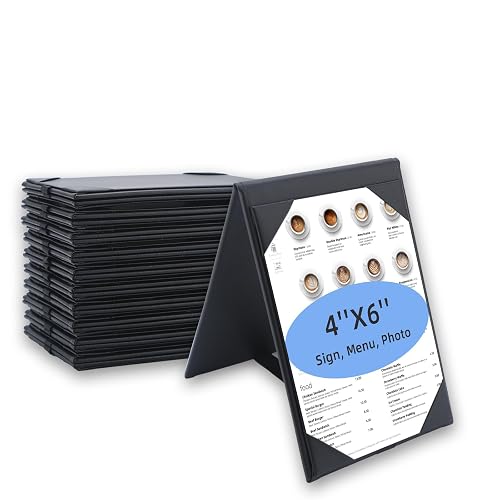 Menu Covers - Set of 10 Double-Sided Table Tent Cards