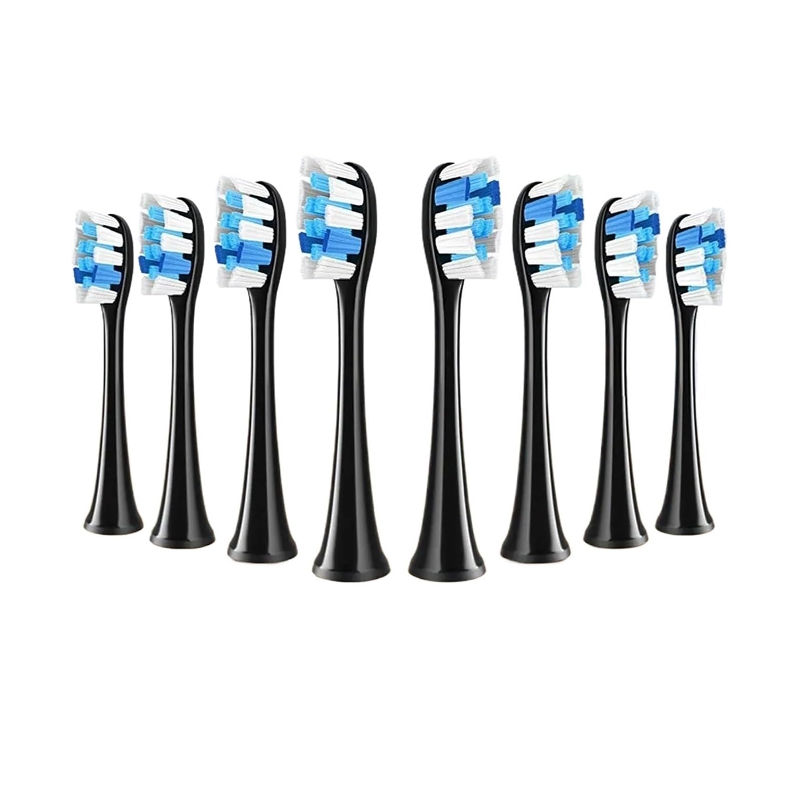 Têtes de brosse à dents électriques compatibles P11, T9 et P80 (4/8/16 pièces)(16BLACK)