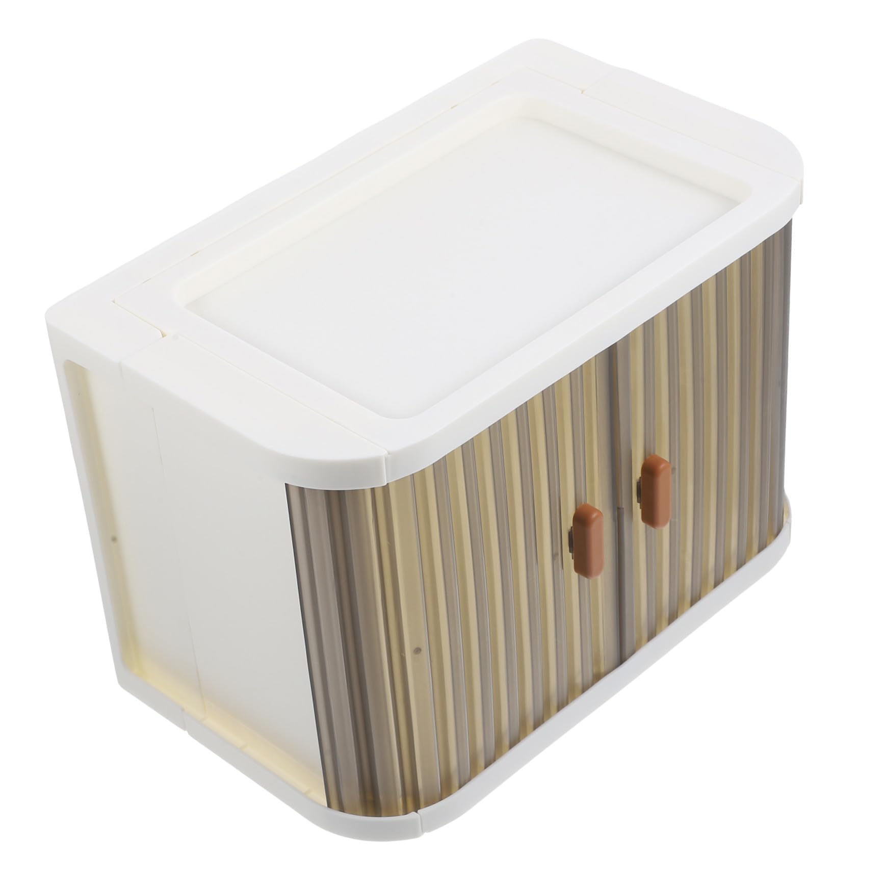 Boîte plastique pliable et empilable pour rangement bureau