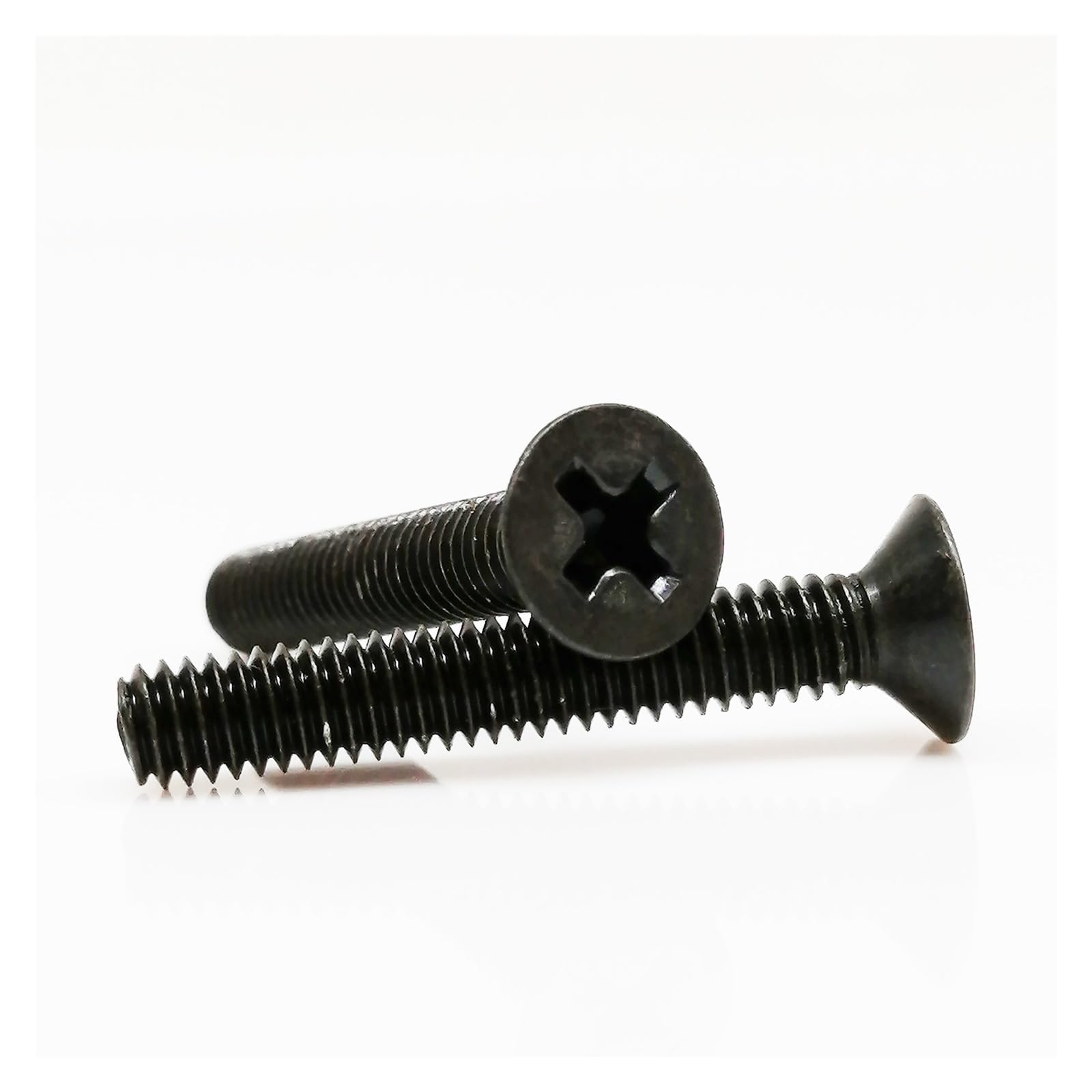 1000 Uds M2 M2.5 M3 Mini Pequeño Micro Acero Negro Plana Tornillo De Cabeza Avellanada (Color : 20mm, Size : M3)