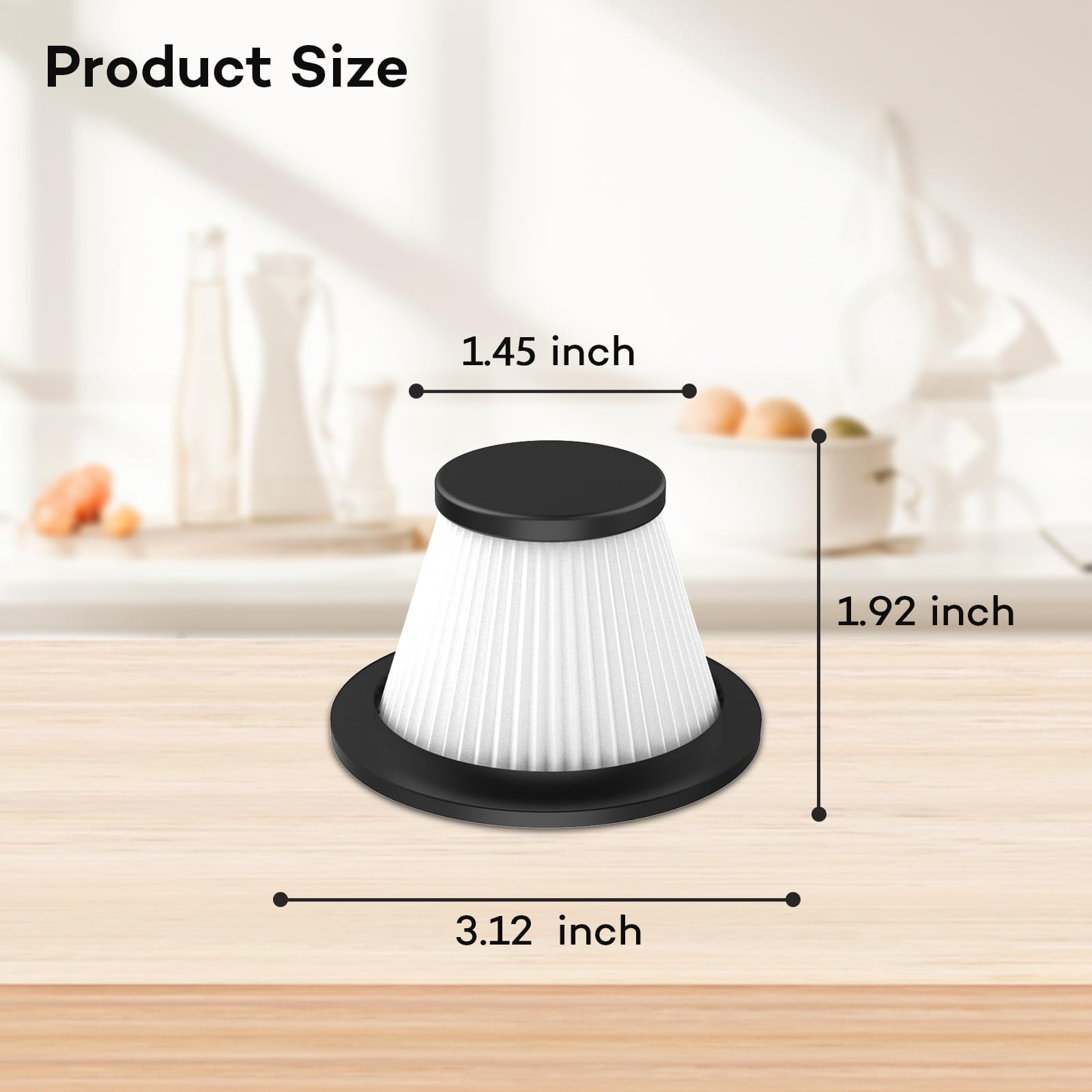 3X Washable Filter for Roaringkitty S3Pro Handheld Vacuum Cleaner