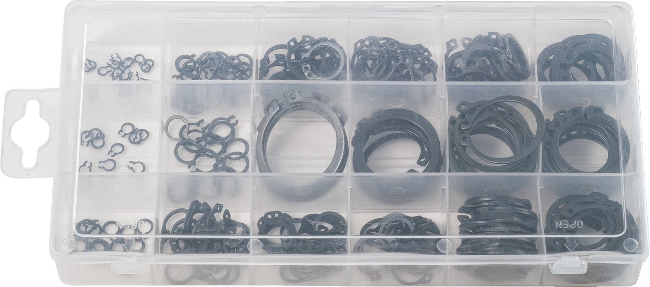 KS Tools Assortimento Anelli Seeger Esterni 300 Pz - Ø 3-32mm, Norma DIN 471, In Cassetta Plastica - Foto 9