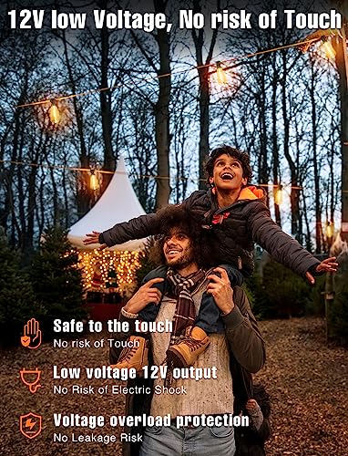 Catena luminosa per esterni con telecomando