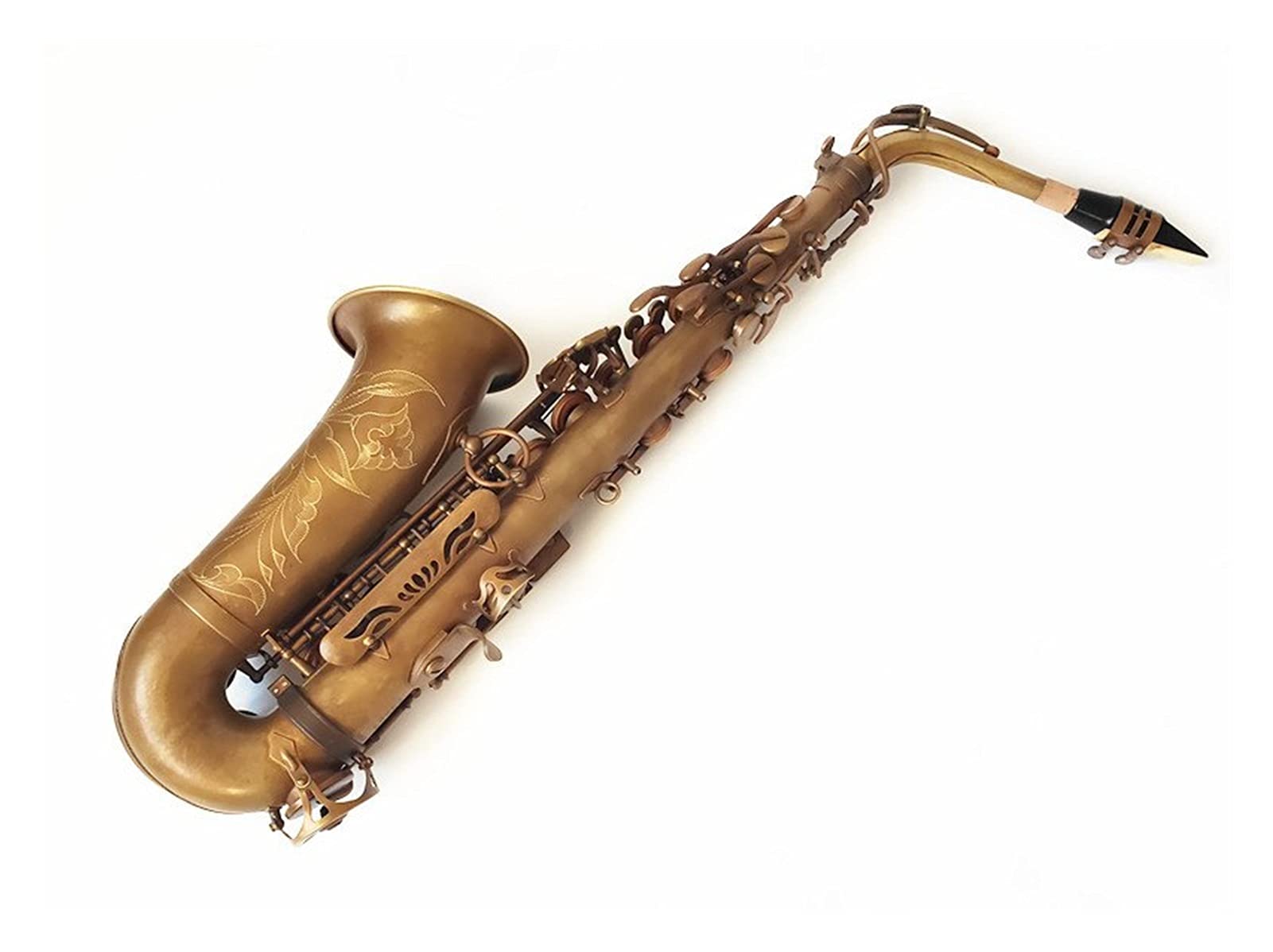 BCDYH Eb アルトサックス Amazon.com - Sax Beginners Kit Unique Retro Alto Saxophone Brass