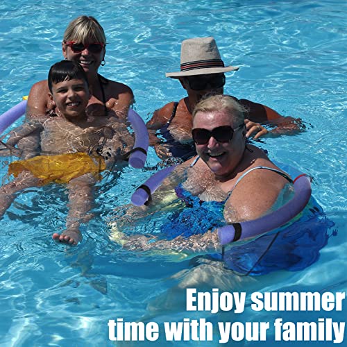 10 Pcs Sling Mesh Chairs Mesh Floating Chairs For Swimming Pool Noodle Chairs Pool Noodle Sling Mesh Seat For Kids Adult Water Relaxation Summer Parties, 5 Colors, Noodle Foam Not Included #TOP6