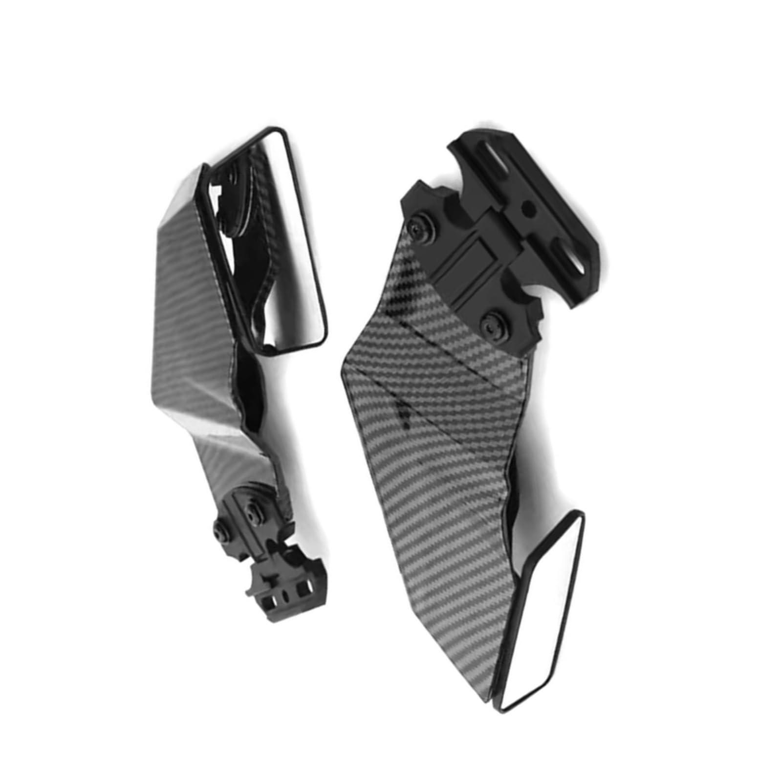 Motorrad Winglet Kompatibel Mit Yamaha Für Yzf Für R1 Für R3 Motorrad Spoilerverkleidung Verstellbare Drehbare Rückspiegelseite Flügel