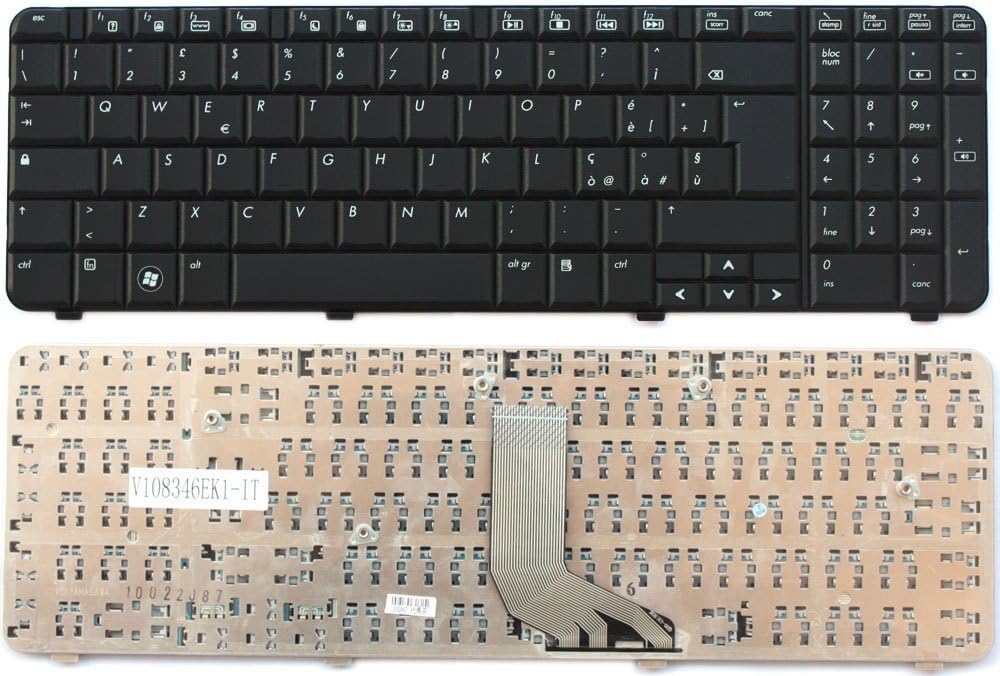 HiQ+ Tastiera Compatibile con Notebook HP Compaq Presario CQ61 CQ61Z Series - Pavilion G61 Series - Versione Italiana