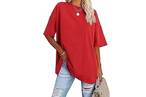 Oversized Red T-Shirts: Enhanced Comfort in a Bold Hue
